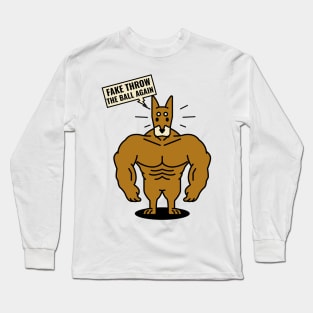 Fake throw the ball again - Pet Long Sleeve T-Shirt